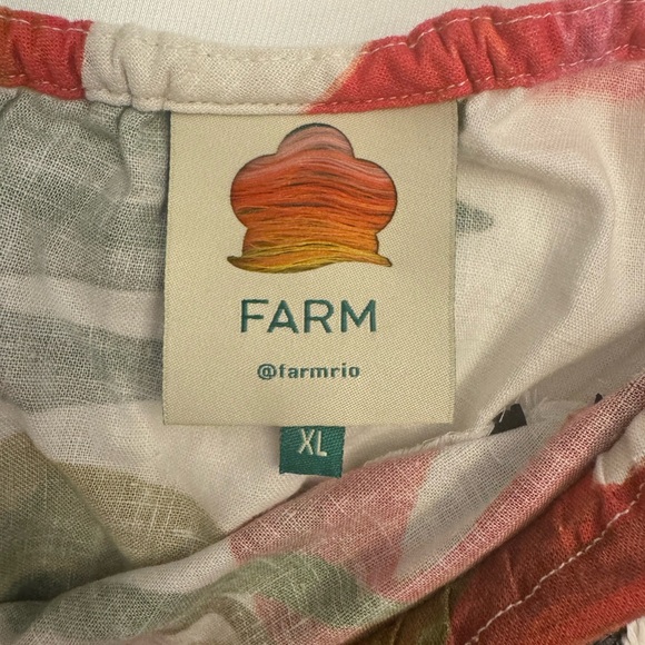 Farm For anthro one shoulder embroidered top - Picture 4 of 6